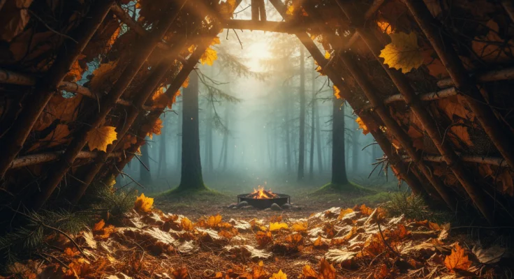 Cómo Construir un Refugio de Emergencia en la Naturaleza