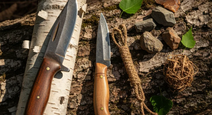 Navaja bushcraft española